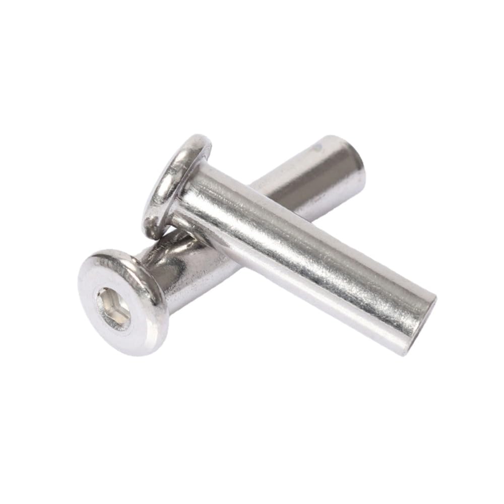 In Acciaio Inox Esagonale Rivetto Dado Testa Presa Mobili Connettore - Foto 9