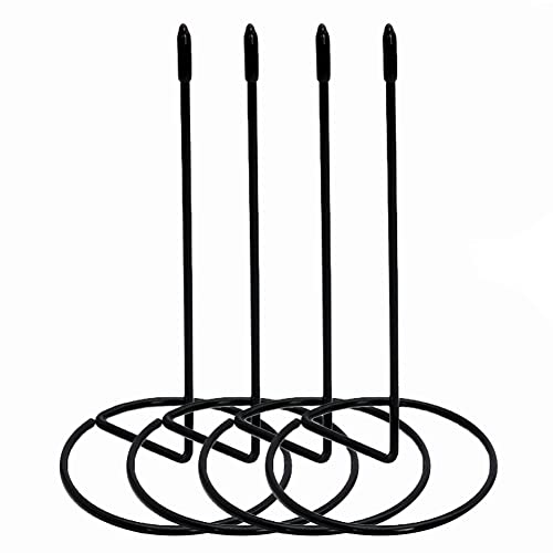 LLHDKF 4 Pcs 5.51 Inch Metal Receipt Holders Straight Rod Paper Holders Spike Stick Check Bill Forks for Restaurant