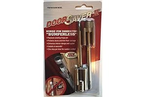 Door Saver II - The Gatekeeper for Your Doors - 2-Pack Bumperless...