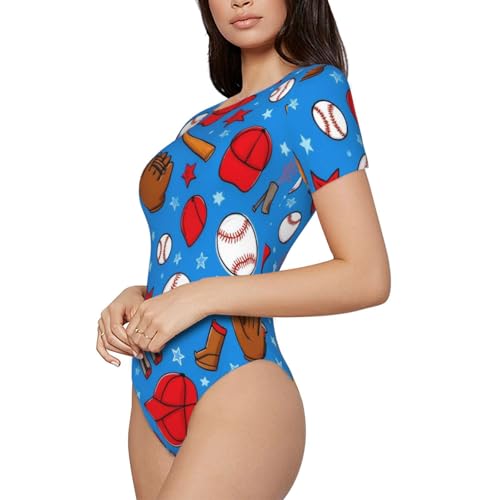 Women One Piece Swimsuits Monokini Crewneck Swimwear Cheeky Beachwear2