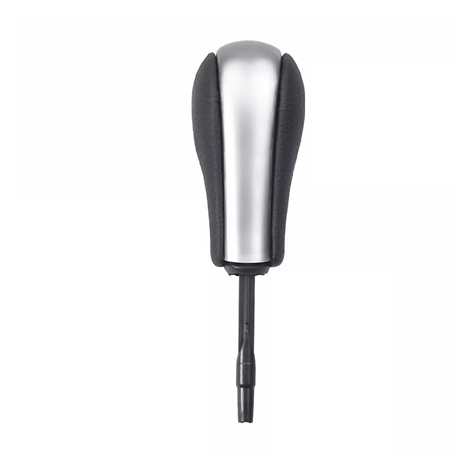 GHQFROP Transmission Gear Shift Knob for BMW 1 3 5 7 Series for E39 /46/53 /60/61 /83/81 /82/87 /90/91 /92 Short Long Stick Automatic Vehicle Gear Shift Knob Car Gear Stick Knob(Matt Silver-Short)