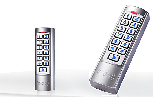 N1EM Metal Waterproof ID Card Reader with Button Keyboard for Access Control System.