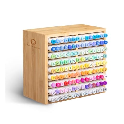 Ohuhu Organizador de rotuladores de bambú, almacenamiento de escritorio de madera para 126 rotuladores, lápices, pinceles artísticos, organizador estacionario, soporte para lápices con 8