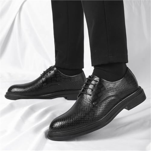 Leather Lace Up Oxford Shoes for Men Stylish and Comfortable Perfect for Business and Special Events4
