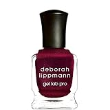 Deborah Lippmann Gel Lab Pro Nail Polish Treatment Enriched for Health, Wear, and Shine No Animal Testing, 21 Free, Vegan Red and Purple Colors