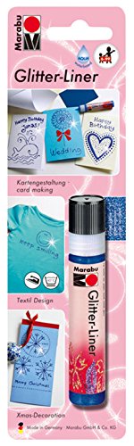 Marabu Glitter Liner 25Ml Blisterli Safir