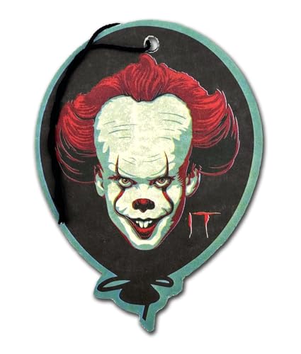 Image of Elektroplate Officially Licensed IT Pennywise Automotive Air Fresheners for Vehicles | Midnight Chiller Scent (12-Pack) | Made in the USA
