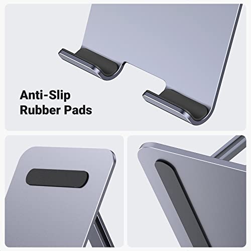 UGREEN Foldable Aluminum Tablet & Phone Stand - Adjustable Desk Holder for iPad, iPhone, and Tablets 15414