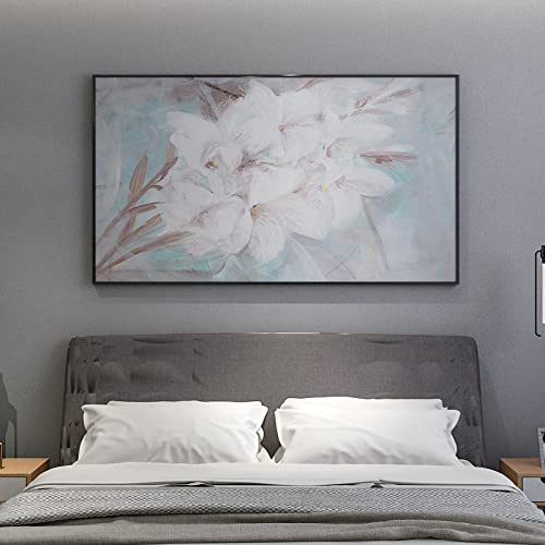 Tableau abstrait pour sublimer un mur vide avec style moderne rétro - 4