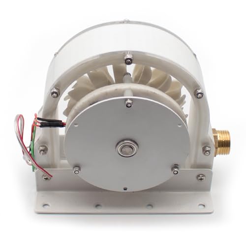 LeTkingok High-Efficiency Pelton Turbine, Impact Hydraulic Runner, Bucket Wheel, Multi-Purpose DIY Hydraulic Generator (B) - Image 3