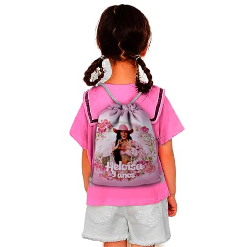 Mochilinha Bag Infantil Personalizado com Nome e Idade Ana Castela Rosa (Mochilinhas 20x30, Unidades, 01)