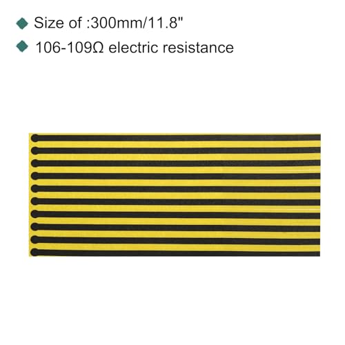 Image of MECCANIXITY 150pcs ESD Anti Static Foot Heel Ground Straps 11.8 x 0.6 Inch Disposable Adjustable for Grounding Removing Static