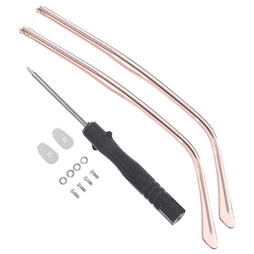 Ipetboom Glasses Temple Replacement Arms Eyeglasses Replacement Parts for Broken Frames Nonslip Lightweight Eye Glasses Arms 1 Pair 5.62 X 0.23 X 0.11 in