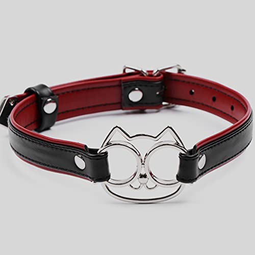 EXCEART Pu Lederen Choker Kraag Lolita Cosplay Kraag Metalen Kat Kraag Choker Voor Mannen Vrouwen Sexy Spel Rekwisieten… - Image 5