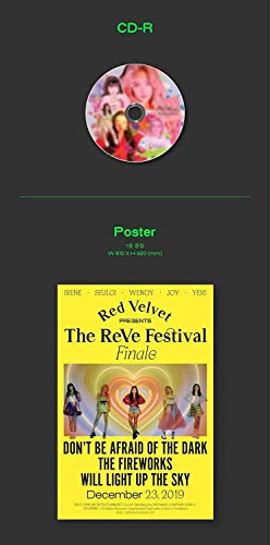Álbum de fotos RED Velvet [3 regalos] The Reve Festival Finale Álbum + Poster plegable oficial + Fotocarádula extra + Máscara MAFF Aerosilver Premium 3D (versión Scrapbook) miniatura 6