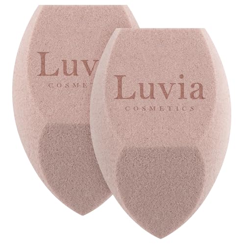 Luvia Cosmetics - Set Di Spugne Per Trucco, Colore Rosa - 6