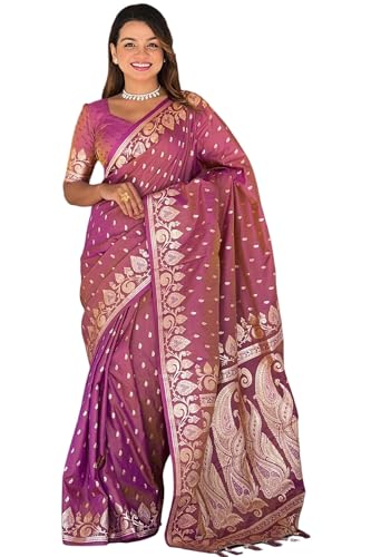 SGF11 Women's Kanjivaram Pure Soft Silk Saree With Blouse Piece product image 11