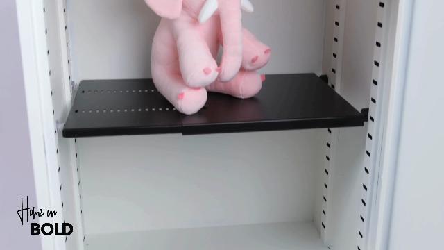 Heavy Duty Metal Locker Shelf with Tension Mount