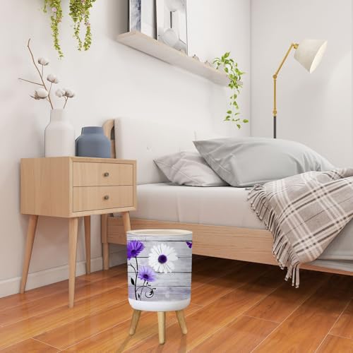 Caneca de basura pequeña con tapa 1.8 galones miniatura 4