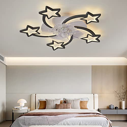 Ventilatore Da Soffitto Con Luce LED E Telecomando - 60W, Dimmerabile, 6 Velocità Per Camera Da Letto O Soggiorno - Foto 3