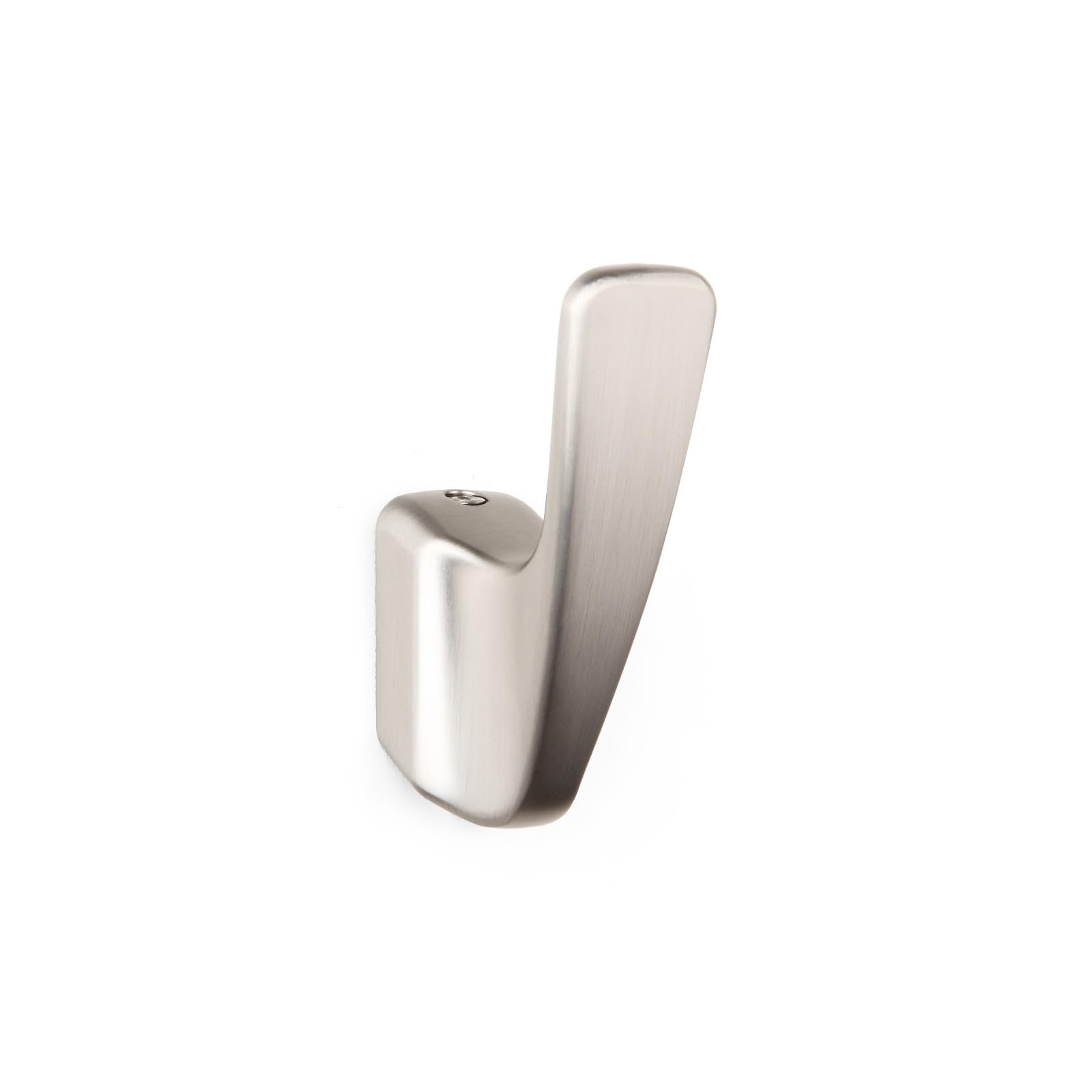 Dhetye Brushed Nickel 1Pc Coat Rack Wall Hooks Coat Rack,Wall Hooks,Matte Gold Storage Towel Holder(Brushed Nickel 1Pc)