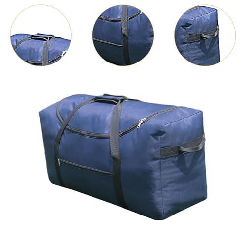 Outdoor Camping Storage Bag Waterproof Oxford Bag Folding Portable Handbag Luggage Carrier for Picnic Beach Camping, M3