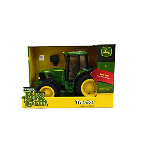 Tomy John Deere Big Farm Tractor With Lights & Sounds (1:16 Scale), Green #TOP1