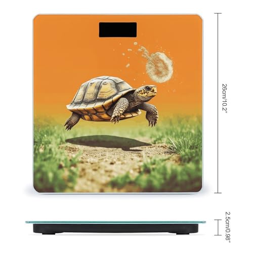 Balanza Digital de Baño JTREHY de Vidrio Templado miniatura 2