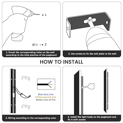 Image of 2 Pack Outdoor Wall Mounted Light, 31.4inch Modern Black Long Exterior Sconce, 3 CCT 3000K /4500K /6000K, 31W, IP65 Waterproof Porch Lighting for Patio, Yard, Garage, House