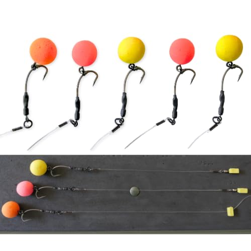 Ronnie Rigs with BOOM for Carp Fishing Carp Rig - Ronnie Spinner Rigs with BOOM! (Size 6 Barbless)