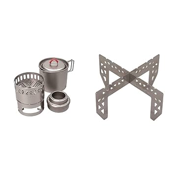 Amazon | エバニュー(EVERNEW) Ti Mug pot 500 Stove set ECA538