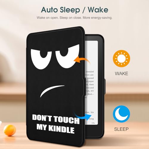 Image of Fintie Case for 7 inch All-New Kindle Paperwhite (12th Generation, 2024) and Kindle Colorsoft Signature Edition - Slim Lightweight Shell PU Leather Protective Cover with Auto Sleep /Wake, Don't Touch