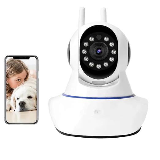 NXXTTNK V380 Pro HD 1080P Wi-Fi Smart Dual Antenna Wireless IP CCTV Security Camera with 2 Way Audio, Night Vision (Double ANTINA)-image-22
