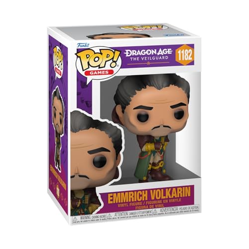 Funko POP! Games: Dragon Age - Emmrich Volkarin - Figura in vinile da collezione - Idea regalo - Prodotto ufficiale - Giocattoli per bambini e adulti - Modello di figura per collezionisti
