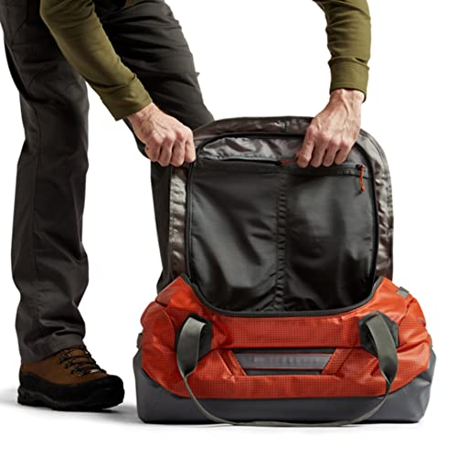Image of Sitka Gear Drifter Water-Resistant Travel Duffle Bag - 50l /75L /110L, Burnt Orange (50l)