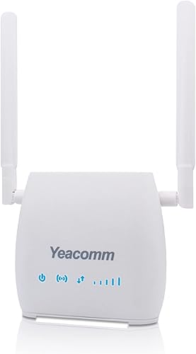 Yeacomm Router de módem 4G LTE con ranura para tarjeta SIM, enrutador inalámbrico de punto de acceso Wi-Fi 3G 4G desbloqueado hasta 32 usuarios,