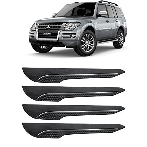 Image of AOSIS-Car Bumper Protector /Bumper Guard for Mitsubishi Pajero with Single Chrome Stripe (4-Pcs)