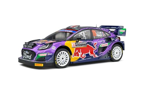 SOLIDO - for Puma Rally1 - Winner Monte Carlo 2022-1/18, Purple/Blue/Yellow/Red