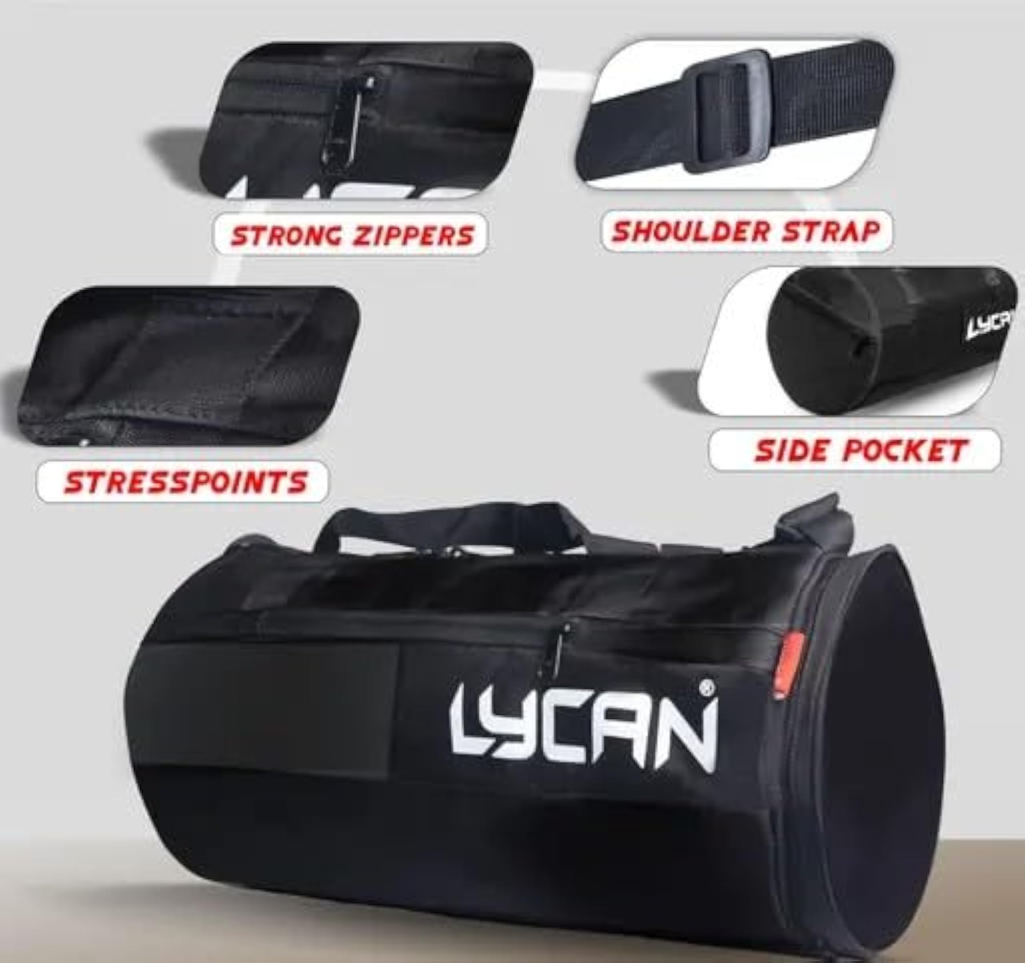 Multi-Pocket Duffle Bag for Sports & Daily Use