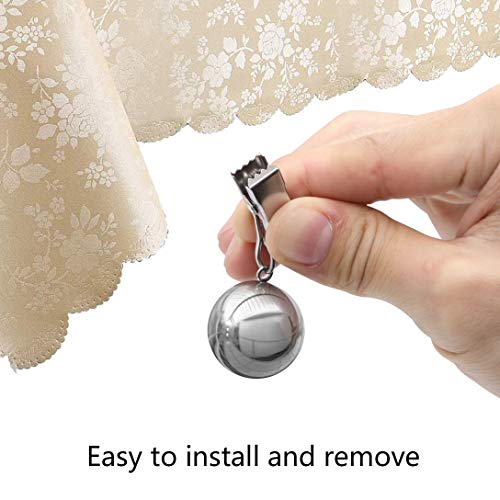 Tablecloth Weights, 10Oz Heavy Premium Tablecloth Clips Added Weights (4 Pack) #TOP5