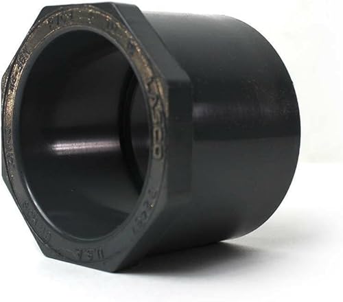 MaxLLTo Reemplazo de 1-12 pulgadas x 1-14 pulgadas deslizante x buje de PVC roscado SCH 80 para fontanería Thrifco 8213324