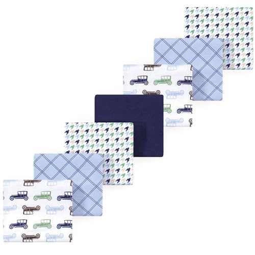 Image of Luvable Friends Little Treasure Flannel Receiving Blankets 7pk