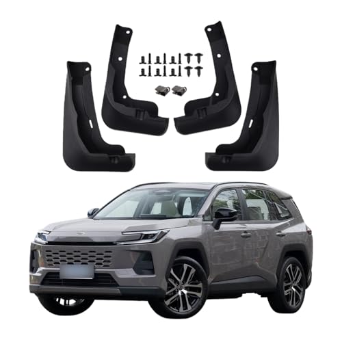 Image of Mud Flaps for 2026 Toyota RAV4 Mudflaps Mud Splash Guards, No-Drill Installation, Protects Against Rocks and Debris, Compatible with RAV4 MudGuards Exterior Accessories (Not Fit for Woodland Trim)