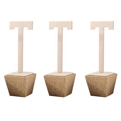 SFSGH Soporte en Forma de T para Pendiente de arpillera de 3 Piezas para promoción Comercial de Escritorio de Feria Cover