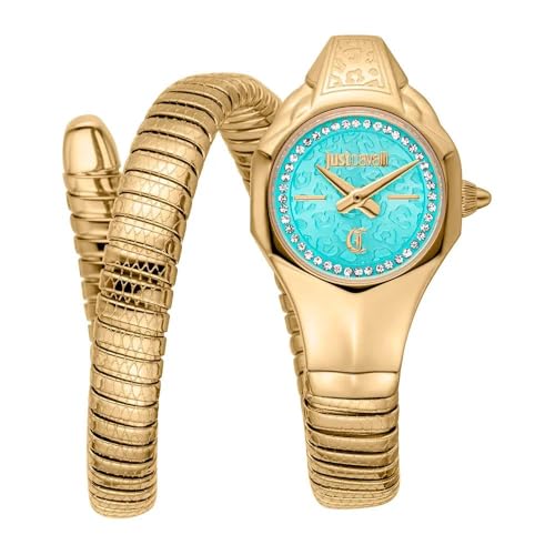 Just Cavalli Reloj Analógico para Mujeres de Cuarzo con Correa en Acero Inoxidable JC1L354M0035