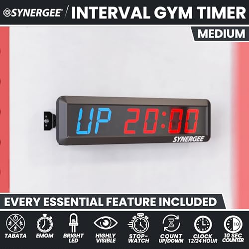 Synergee 16.5" Interval Timer – Programmable Wall Mounted Clock - Image 2