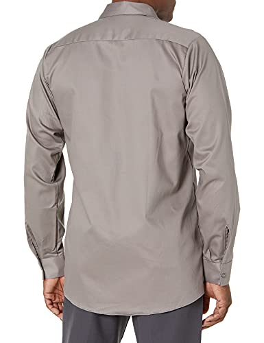 Image of Red Kap Men's Long Sleeve Industrial Work Shirt | Moisture Wicking Button Up, Wrinkle Resistance Fights Fading & Stains