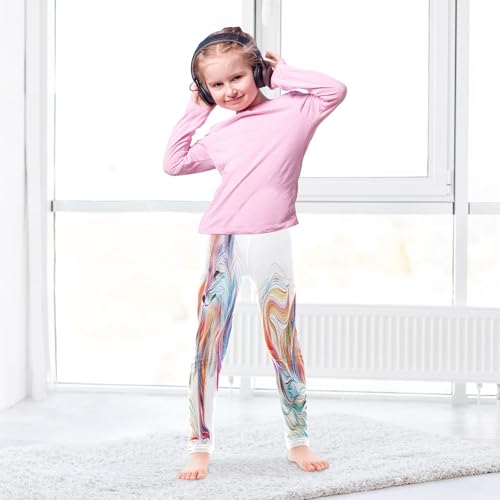 Toddler Girls Leggings Printed Yoga Pants Leggings Painting Colorful Fox for Kids4