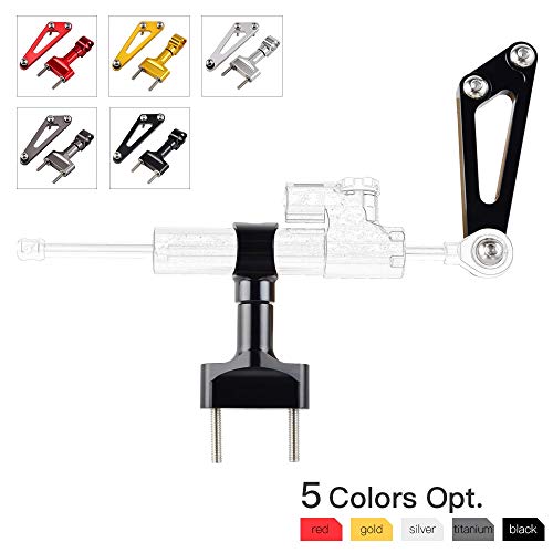 VRDN Haute qualité Kit de Support de Guidon de la Moto Directeurs Kit de Support de Fixation de Fixation pour Ho.N.DA CB600F Hornet 2007-2016 2015 2014 2013 2012 100% Nouveau (Color : Gold Silver) - Image 4