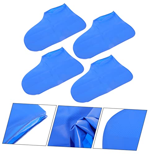 ULTECHNOVO 2 pares de protectores impermeables para botas, cubrebotas para deportes al aire libre, lluvia y nieve miniatura 6